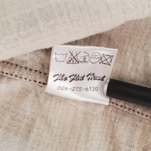 The Flat Head Check Flannel Shirt Size M Like New - Picture 7 of 8